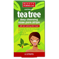 BEAUTY FORMULAS Tea Tree Tisztító orrcsíkok, 6 db (721327)